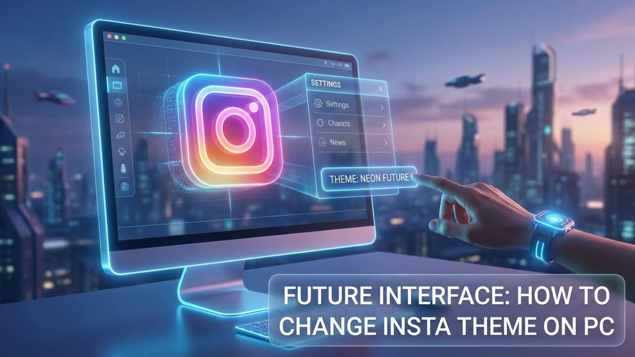 How to change Insta Theme on Pc