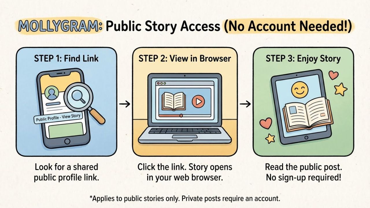 Mollygram Story Viewer